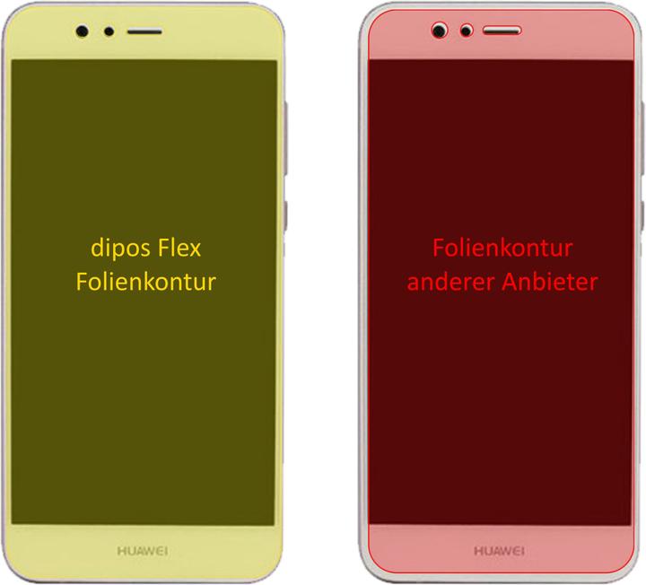 Produktbild Dipos Displayschutzfolie Full-Cover 3D (3 Stück, Huawei Nova 2)