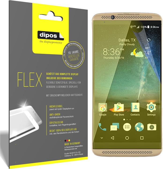 Immagine prodotto Dipos Pellicola Protettiva Full-Cover 3D (3 Pezzo/i, ZTE Axon 7 mini)