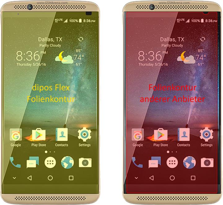 Immagine prodotto Dipos Pellicola Protettiva Full-Cover 3D (3 Pezzo/i, ZTE Axon 7 mini)