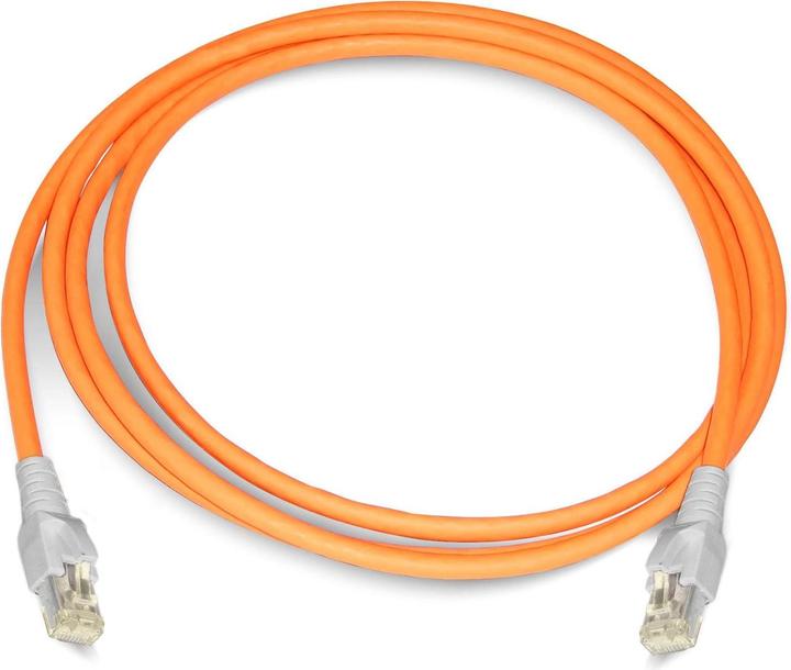 Produktbild Dätwyler Patchkabel Cat 6A, S/FTP, 4 m, Orange (S/FTP, CAT6a, 4 m)