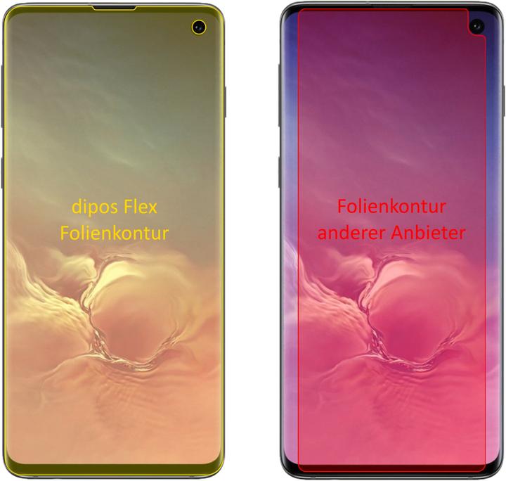 Actual product image Dipos Full-Cover 3D (2 Piece, Samsung Galaxy S10)