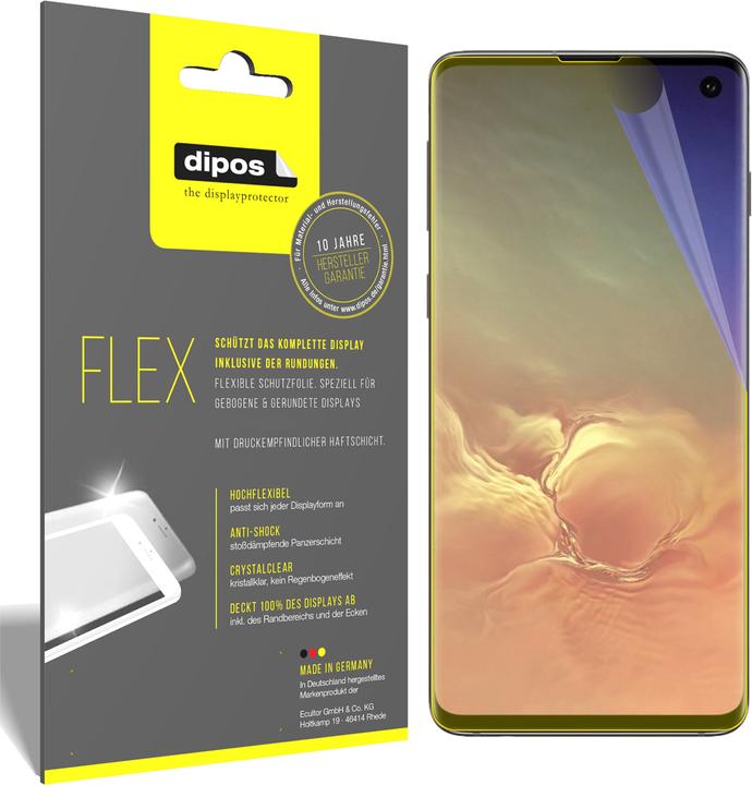 Actual product image Dipos Full-Cover 3D (2 Piece, Samsung Galaxy S10)