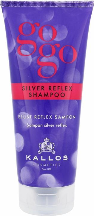 Actual product image Kallos Cosmetics Gogo Silver Reflex (200 ml, Liquid shampoo)