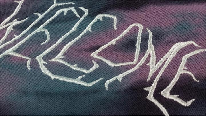 Actual product image Welcome Exner Tie-Dye Pullover Hoody (S)