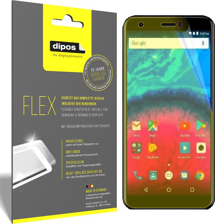 Produktbild Dipos Displayschutzfolie Full-Cover 3D (3 Stück, Archos Core 55S)