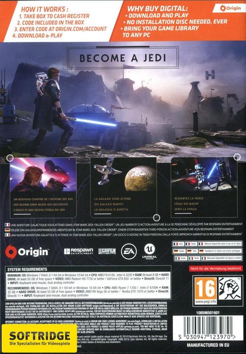 Actual product image EA Games Star Wars: Jedi Traps Order (PC, DE)