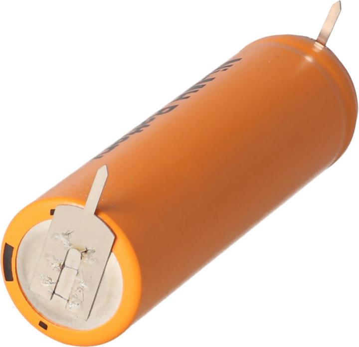 Produktbild AccuCell Akku Panasonic Flat Top HHR-70AA, Mignon AA Akku mit Printanschluss auf Plus und Minus (1 Stk., AA, 700 mAh, Akku)