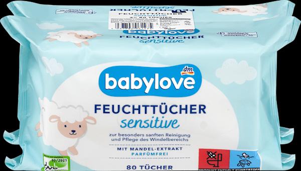 Produktbild dm babylove Sensitive (160 Stück)