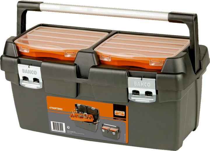 Actual product image Bahco Heavy-duty 600 mm plastic toolbox, 37 litres (1 pieces)