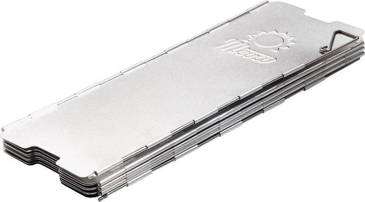Actual product image Meva Wind shield for a camping stove burner - silver