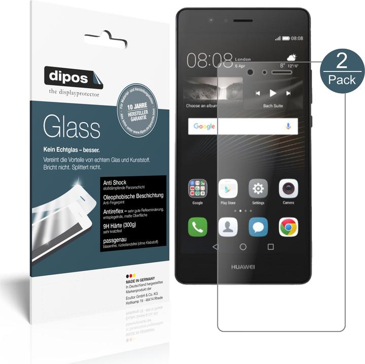 Actual product image Dipos Screen Protector Anti-Shock (1 Piece, Huawei P9 Lite)