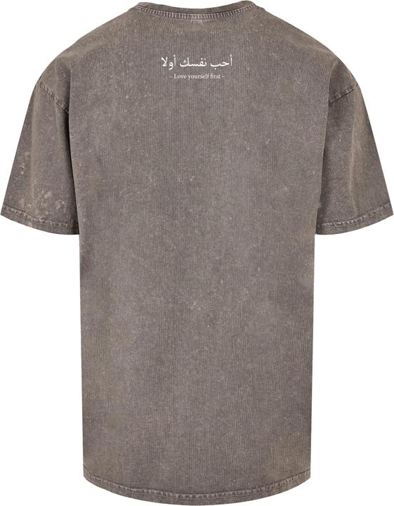 Actual product image Merchcode Love Yourself First Acid Washed Heavy Oversize Tee - 105781 (S)