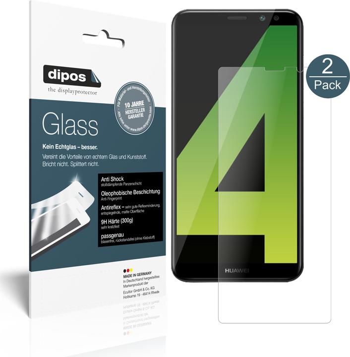 Actual product image Dipos Screen Protector Anti-Shock (2 Piece, Mate 10 Lite)