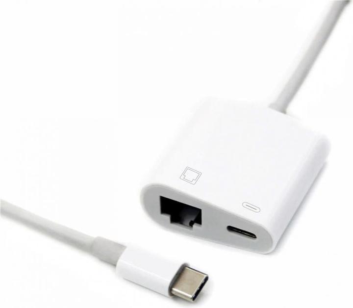 Produktbild PowerGuard Adapter mit Charge-In (RJ45, USB Typ C)