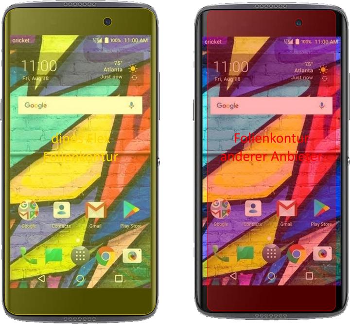 Immagine prodotto Dipos Pellicola Protettiva Full-Cover 3D (3 Pezzo/i, Alcatel Idol 5 Cricket)