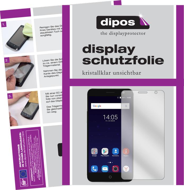 Actual product image Dipos Screen Protector Crystalclear (2 Piece, ZTE Blade V7 Plus)