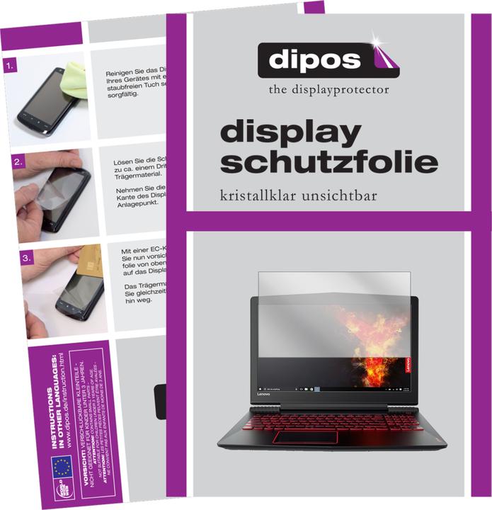 Image du produit Dipos Film de Protection d’écran Crystalclear (2 pièce(s), Légion Y520)