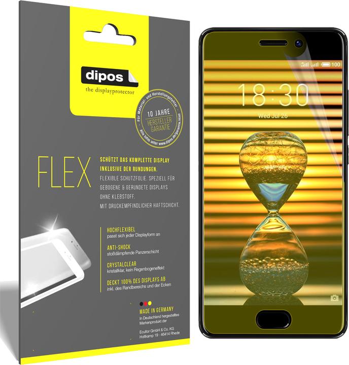 Immagine prodotto Dipos Pellicola Protettiva Full-Cover 3D (3 Pezzo/i, Meizu Pro 7 Plus)