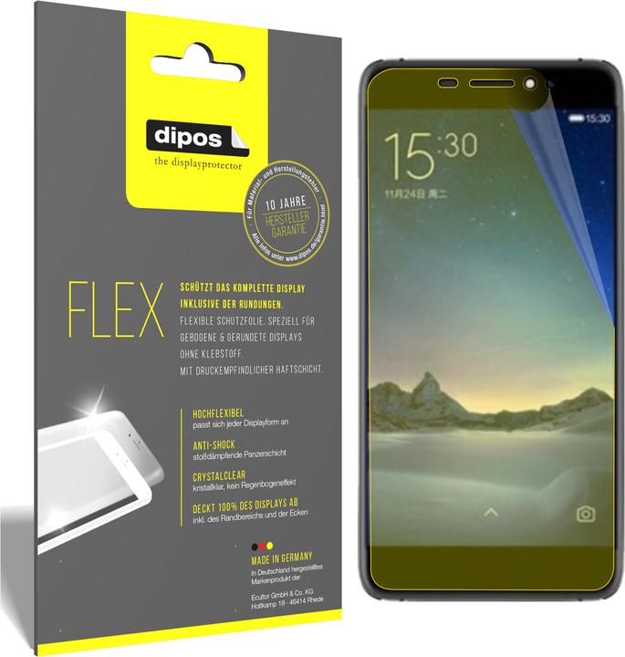 Produktbild Dipos Displayschutzfolie Full-Cover 3D (3 Stück, Ulefone S8 Pro)