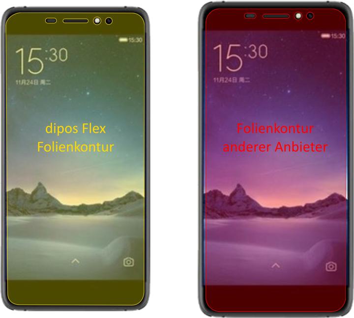Produktbild Dipos Displayschutzfolie Full-Cover 3D (3 Stück, Ulefone S8 Pro)
