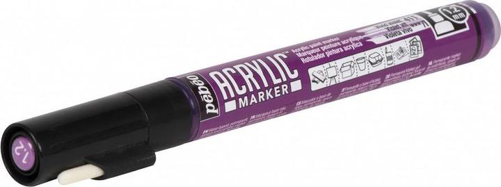 Produktbild Pebeo Acrylic Marker Dünn Rundspitze 1,2mm (Leuchtend Violett, 1.20 mm)