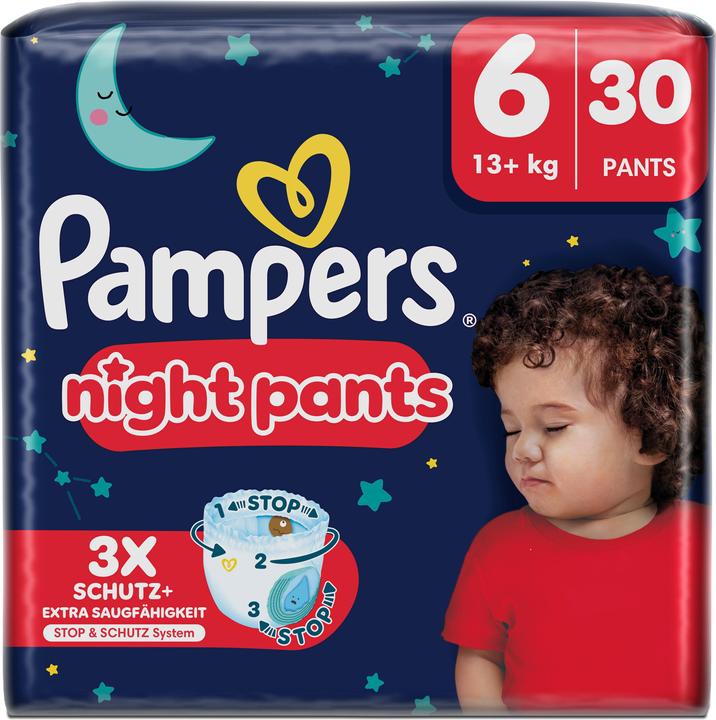 Image du produit Pampers Night Pants (Taille 6, 30 pièce(s))
