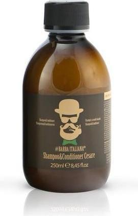 Actual product image Barba Italiana Cesare Shampoo and Conditioner 250 ml (250 ml, Liquid shampoo)