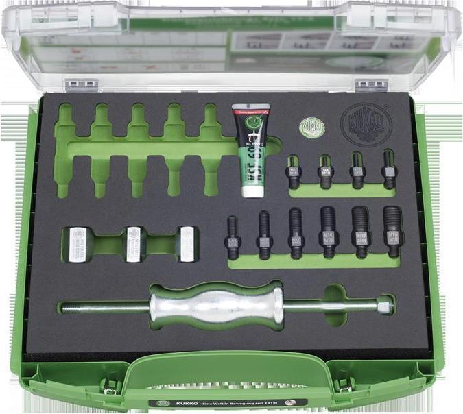 Produktbild Kukko Ausziehersatz Baureihe 223 14tlg. Schlagweg150mm Schlagmasse0,5kg Ku.-Koffer