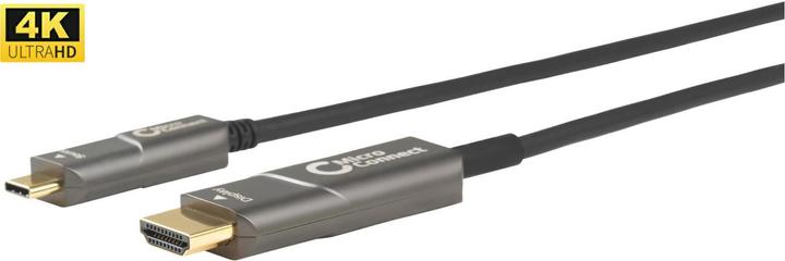Immagine prodotto MicroConnect USB3.1CHDMI10OP Cavo video adattatore 10 m USB Type-C HDMI Nero (10 m, HDMI)