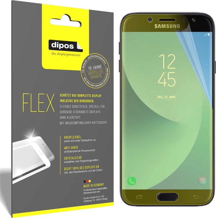 Produktbild Dipos Displayschutzfolie Full-Cover 3D (3 Stück, Samsung Galaxy J7 2017)