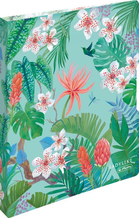 Immagine prodotto Herlitz Raccoglitore ad anelli easy orga per andare Ladylike "Jungle", A4 (A4, 16 mm, 1 Pezzo/i)
