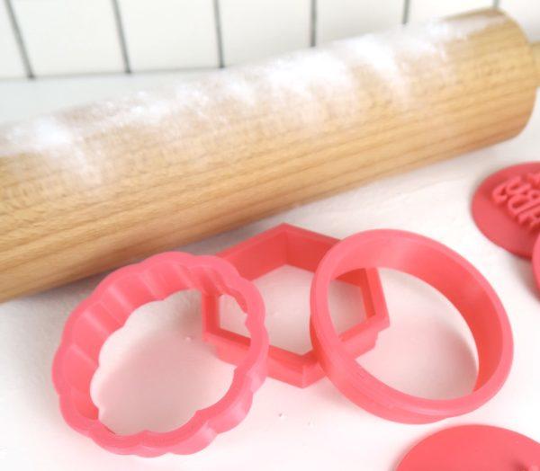 Actual product image Cut my Cookies Stamp Happy Birthday text