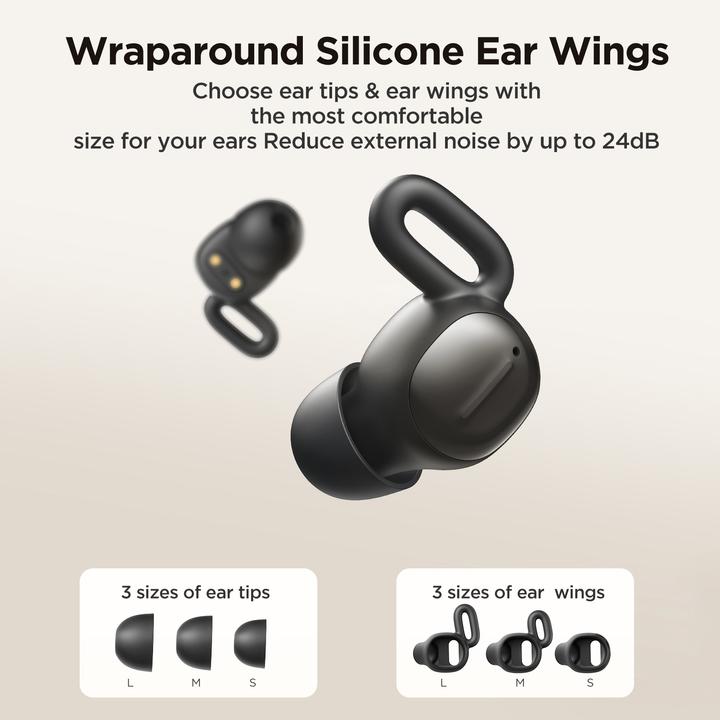 Produktbild Joyroom JR-TS1 TWS-Kopfhörer der Cozydots-Serie mit Bluetooth 5.3 und Geräuschunterdrückung – Weiss (NC, 4 h, Kabellos)