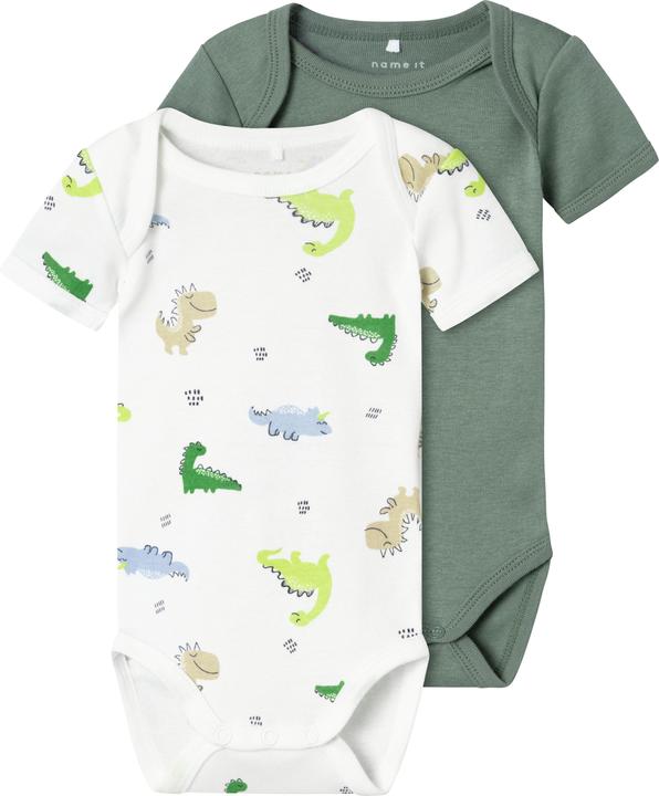 Produktbild Name it Kurzarm-Body Dino 2er Set Gr. 68 (68)