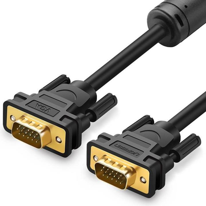 Produktbild Ugreen VGA cable VG101, FullHD, 3m (black) (3 m, VGA)