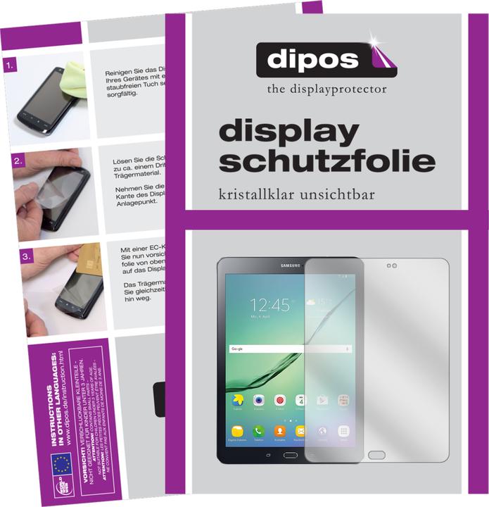 Actual product image Dipos Screen Protector Crystalclear (2 Piece, Galaxy Tab S2 9.7 (2015))