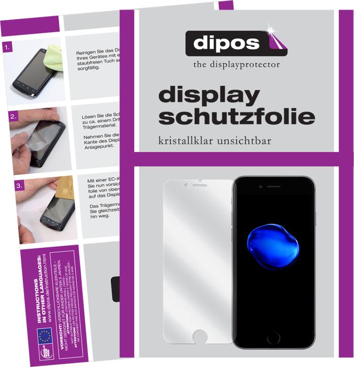 Dipos Film de Protection d’écran Crystalclear (2 pièce(s), Apple iPhone 7)