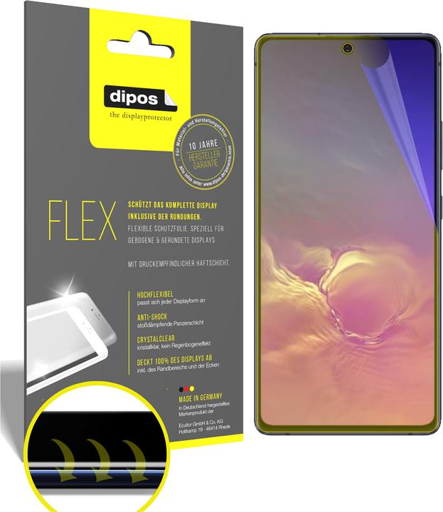 Produktbild Dipos Displayschutzfolie Full-Cover 3D (2 Stück, Samsung Galaxy S10 Lite)
