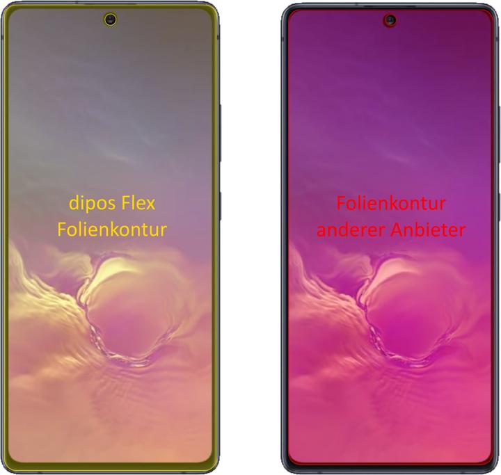 Produktbild Dipos Displayschutzfolie Full-Cover 3D (2 Stück, Samsung Galaxy S10 Lite)