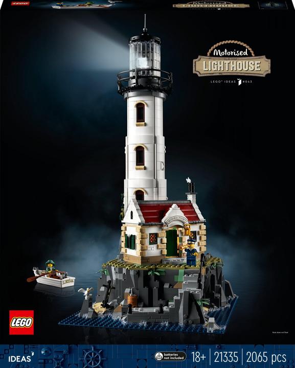 Image du produit LEGO Phare motorisé (21335, LEGO Ideas, LEGO difficiles à trouver)