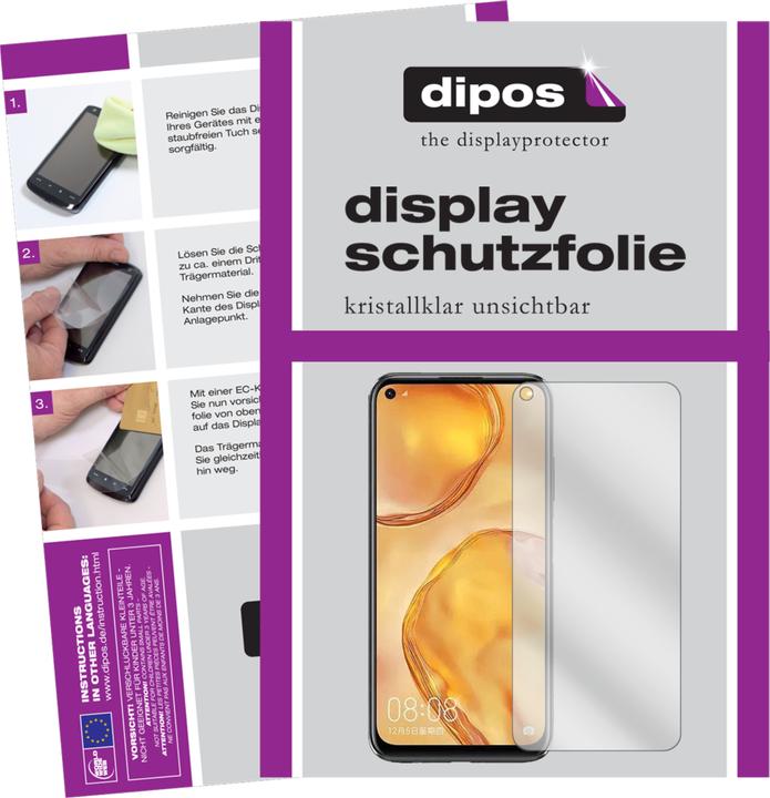 Actual product image Dipos Screen Protector Crystalclear (5 Piece, Huawei P40 Lite)