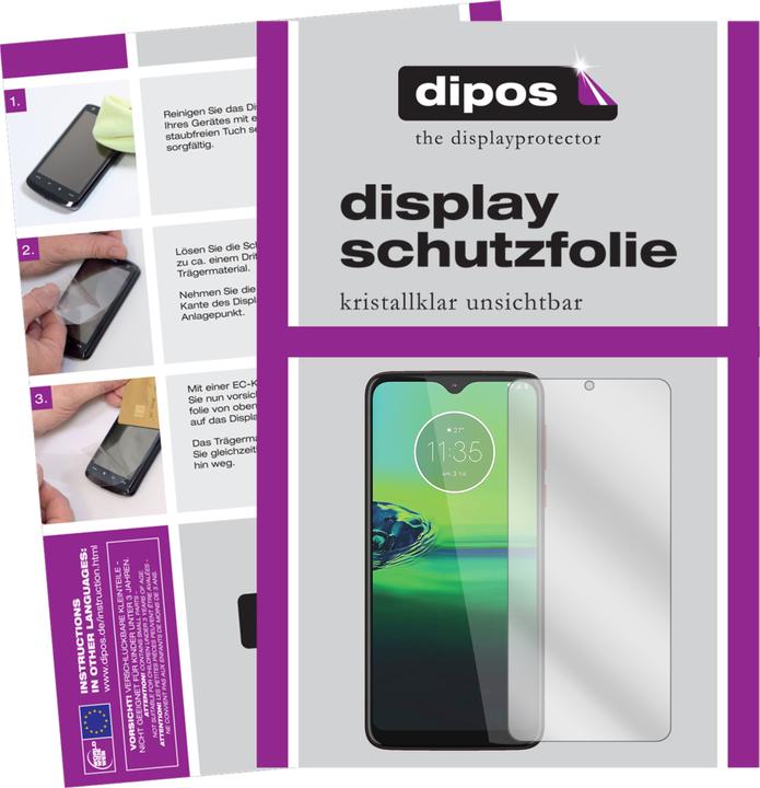 Actual product image Dipos Screen Protector Crystalclear (5 Piece, Motorola Moto G8 Play)