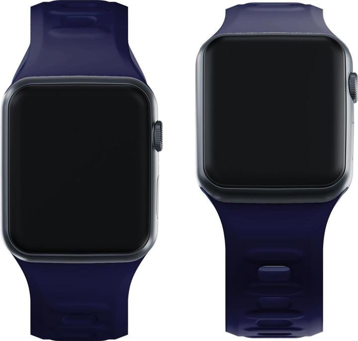 Produktbild 3MK Silicone Watch Strap granatowy/ocean blue dla Apple Watch 42/44/45/49mm (Silikon, Edelstahl)
