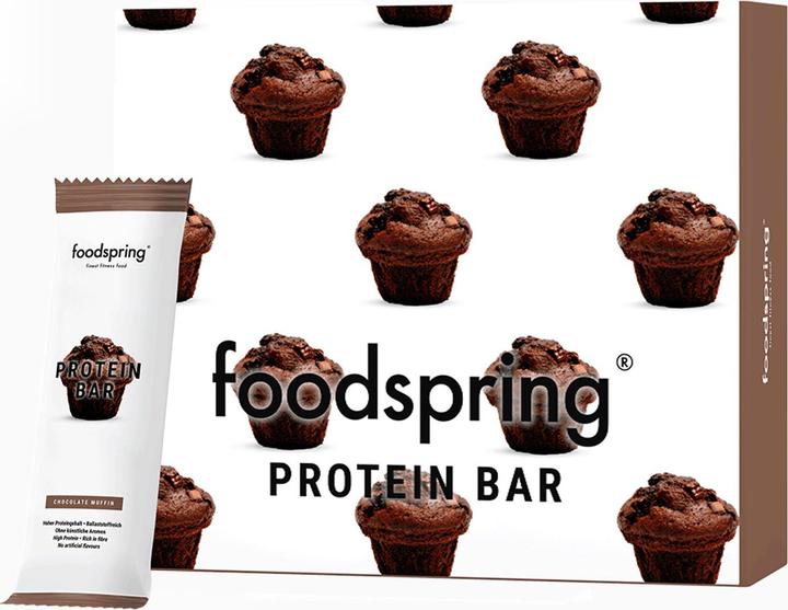 Actual product image Foodspring Protein Bar (Chocolate muffin, 12 pcs., 720 g)