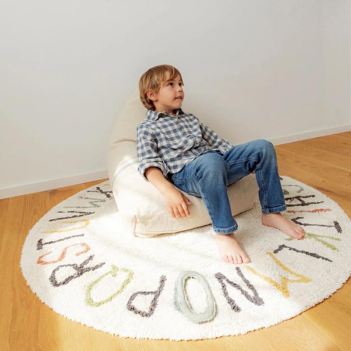 Produktbild Lorena Canals Waschbarer Teppich ABC Color And Letter (Ø 120 cm)