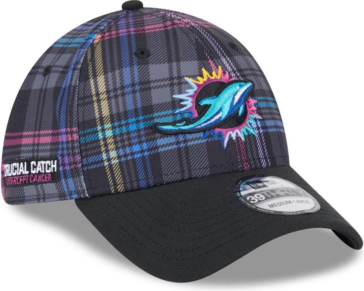 Produktbild New Era 39Thirty Cap - CRUCIAL CATCH Miami Dolphins - M/L (M, L)
