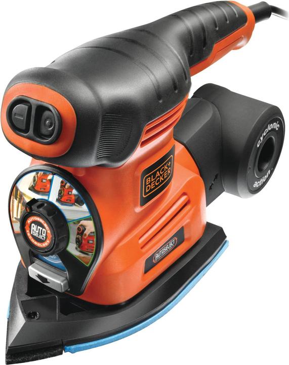 Actual product image Black & Decker Autoselect® 4-in-1 Multisander KA280K (Multi sanders, 220 W)