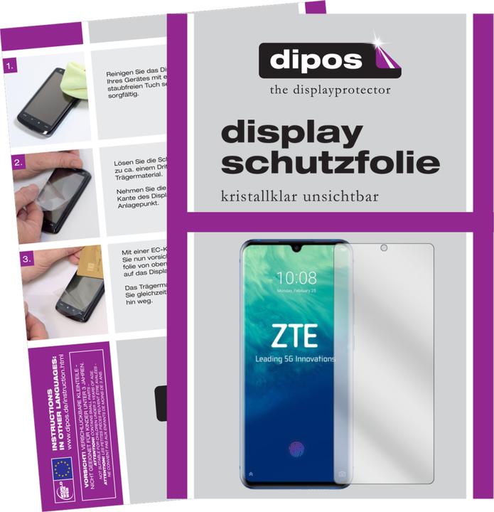 Produktbild Dipos Displayschutzfolie Crystalclear (1 Stück, ZTE Axon 10s Pro)