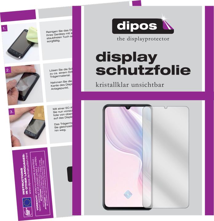 Actual product image Dipos Screen Protector Crystalclear (5 Piece, Vivo Y9s)
