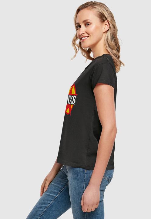 Actual product image Merchcode Ladies INXS - Circle Star Logo Box Tee - 181611 (M)